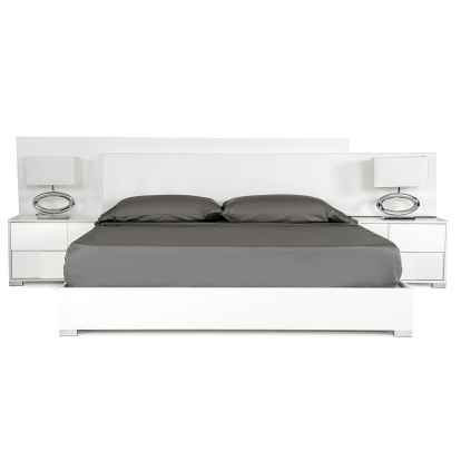 LA Furniture Eastern King Monza Italian Modern White Bed VGACMONZA-BED-EK Contemporary Style by Vig Furnitrue Number 71958A Catch Home Goods