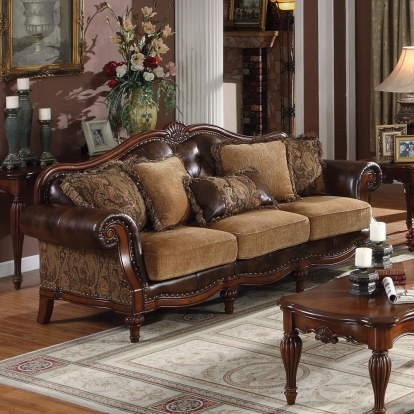 Acme Dreena Sofa with 5 Pillows Model 05495
