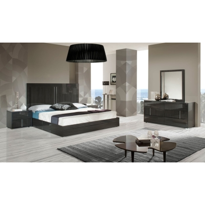 LA Furniture Eastern King Ari Italian Modern Grey Bedroom Set VGACARI-SET-EK Contemporary Style by Vig Furnitrue Number 73818 Catch Home Goods