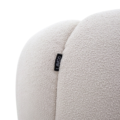 LA Furniture Yolonda Modern Curved Beige Fabric Loveseat VGEV2126C-LOVE-C-01 Contemporary Style by Vig Furnitrue Number 81301 Catch Home Goods