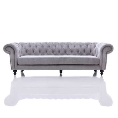 LA Furniture Alexandrina Grey Tufted Velvet Sofa VG2T0892-SOFA-GRY Contemporary Style by Vig Furnitrue Number 17629A Catch Home Goods