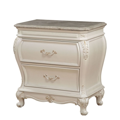Acme Chantelle Nightstand with Marble Top Model 23543
