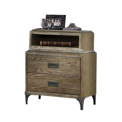 Acme Athouman Nightstand with USB Model 23923