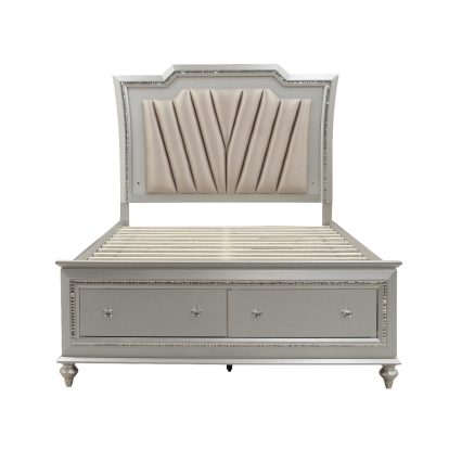 Acme Kaitlyn EK Bed with Led & Storage Model 27227EK