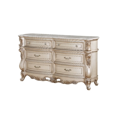 Acme Gorsedd Dresser with Marble Top Model 27445
