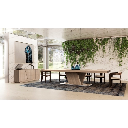 LA Furniture Victoria Italian Modern Walnut Caracalla Buffet VGAC-VICTORIA-BUF Contemporary Style by Vig Furnitrue Number 81132 Catch Home Goods