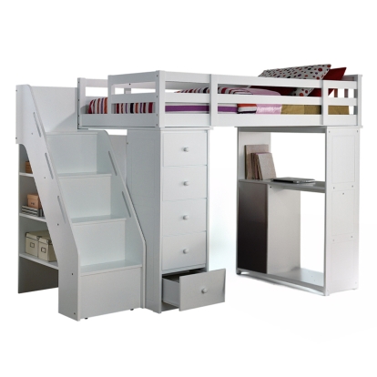 Acme Freya Twin Loft Bed with Storage Model 37145