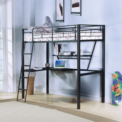 Acme Senon Twin Loft Bed with Desk Model 37275