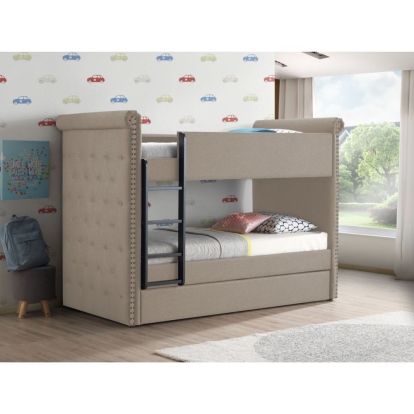 Acme Romana II Twin/Twin Bunk Bed with Trundle Model 37850