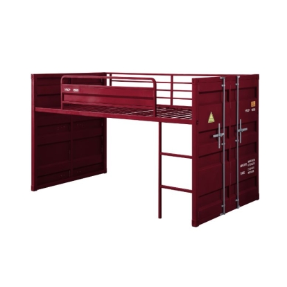 Acme Cargo Twin Loft Bed with Slide Model 38300