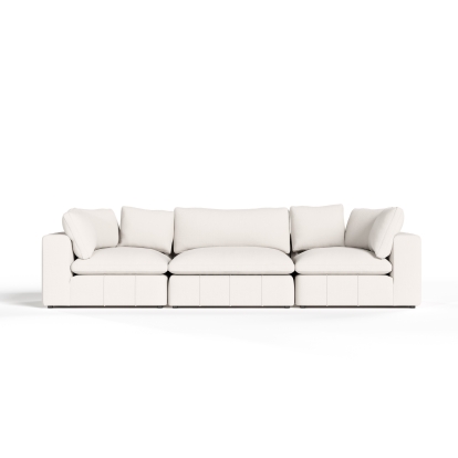 LA Furniture Vicki Modern Off-White Fabric Modular Sectional-3-Piece Sectional VGKV-KF.8033-MOD-IVORY-3-Piece Sectional Contemporary Style by Vig Furnitrue Number 85583|85583A Catch Home Goods