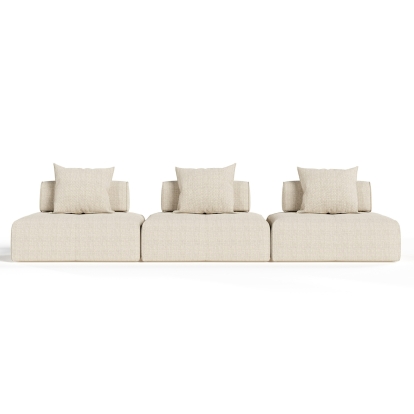 LA Furniture Mondo Modern Modular Beige Fabric Sectional Sofa-3-Piece Sectional VGOD-ZW-22033-MOD-BGE-3-Piece Sectional Contemporary Style by Vig Furnitrue Number 81638|81638A Catch Home Goods