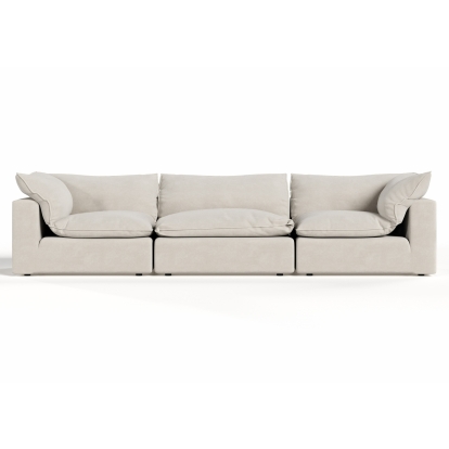 LA Furniture Garman Modern Light Grey Modular Sectional Sofa-3-Piece Sectional VGKKKF2651-MOD-GRY-SECT-3-Piece Sectional Contemporary Style by Vig Furnitrue Number 83554 Catch Home Goods