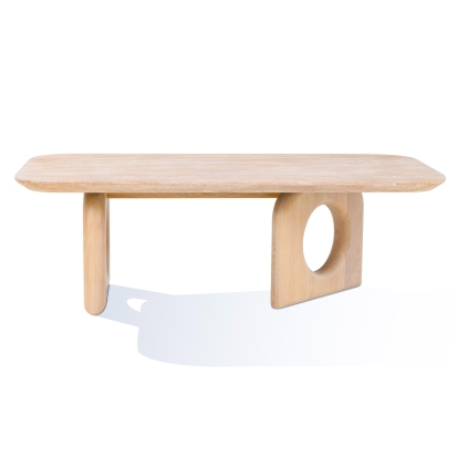 LA Furniture Osaka Modern Faux Marble + Natural Ash Coffee Table VGCS-CT-22116 Contemporary Style by Vig Furnitrue Number 80453 Catch Home Goods