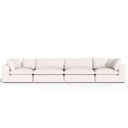 LA Furniture Vicki Modern Off-White Fabric Modular Sectional-4-Piece Sectional VGKV-KF.8033-MOD-IVORY-4-Piece Sectional Contemporary Style by Vig Furnitrue Number 85584|85584A Catch Home Goods