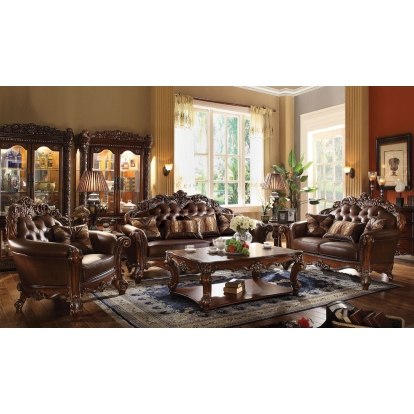 Acme Vendome Sofa with 4 Pillows Model 52001