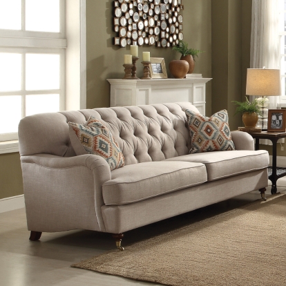 Acme Alianza Sofa with 2 Pillows Model 52580