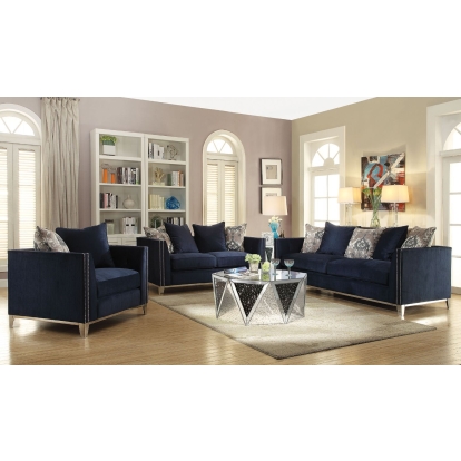 Acme Phaedra Sofa with 5 Pillows Model 52830