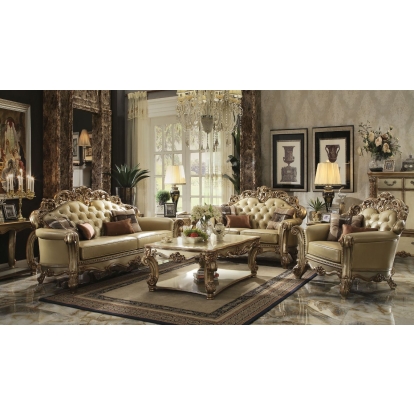 Acme Vendome Sofa with 4 Pillows Model 53000