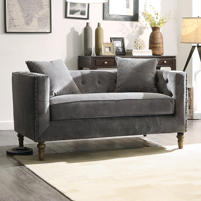 Acme Sidonia Loveseat with 2 Pillows Model 53581