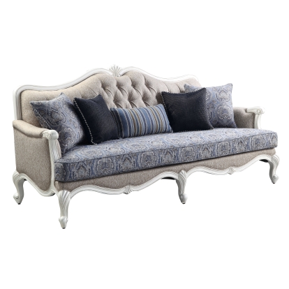 Acme Ciddrenar Sofa with 5 Pillows Model 54310
