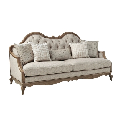 Acme Chelmsford Sofa with 5 Pillows Model 56050