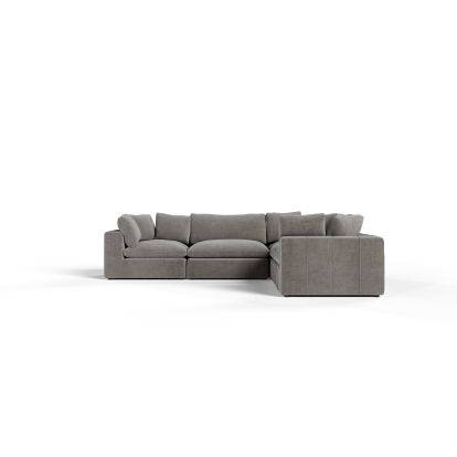 LA Furniture Vicki Modern Grey Fabric Modular Sectional Sofa-5-Piece Sectional VGKK-KF.8033-SECT-GRY-5-Piece Sectional Contemporary Style by Vig Furnitrue Number 83530|83530A Catch Home Goods