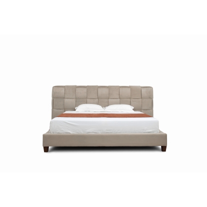 LA Furniture Eastern King McKamey Modern Beige Fabric Bed VGEVVG728-VIENNA-039-EK Contemporary Style by Vig Furnitrue Number 81562 Catch Home Goods