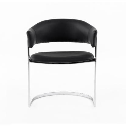 LA Furniture Allie Contemporary Black Leatherette Dining Chair VGVCB859A-BLK Contemporary Style by Vig Furnitrue Number 70555 Catch Home Goods