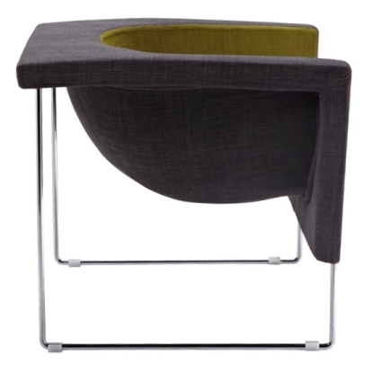 LA Furniture Tulane Mid-Century Grey & Green Accent Chair VGOBTY109 Contemporary Style by Vig Furnitrue Number 71440 Catch Home Goods