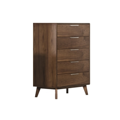 LA Furniture Soria Mid-Century Walnut Chest VGMABR-32-CHST Contemporary Style by Vig Furnitrue Number 71885|71885A Catch Home Goods