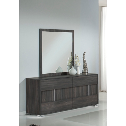 LA Furniture Moderst Luca Italian Modern Grey Mirror VGACLUCA-MIR-GRY Contemporary Style by Vig Furnitrue Number 72130 Catch Home Goods