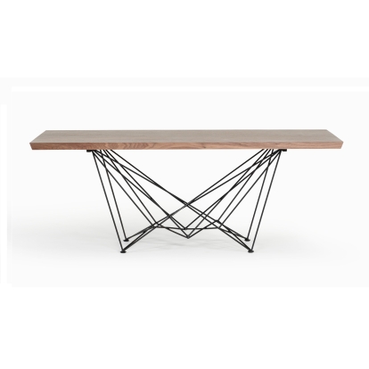 LA Furniture Naomi Modern Walnut Dining Table VGEWF2203AA Contemporary Style by Vig Furnitrue Number 73219 Catch Home Goods