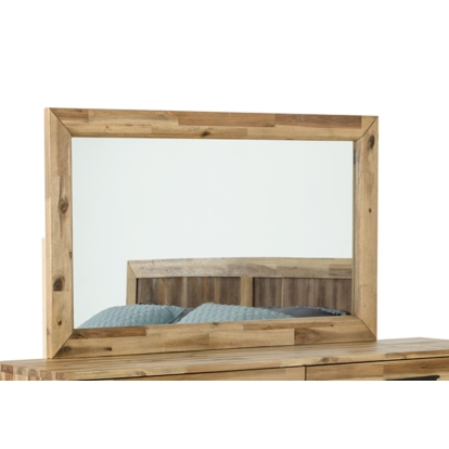LA Furniture Sala Modern Light Wood Mirror VGWHSALA-MR Contemporary Style by Vig Furnitrue Number 73631 Catch Home Goods