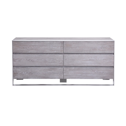 LA Furniture Arlene Modern Grey Elm Dresser VGVCJ006-D Contemporary Style by Vig Furnitrue Number 73954 Catch Home Goods
