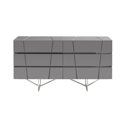 LA Furniture Chrysler Modern Grey Dresser VGVCJ8978-D-GRY Contemporary Style by Vig Furnitrue Number 74225A Catch Home Goods