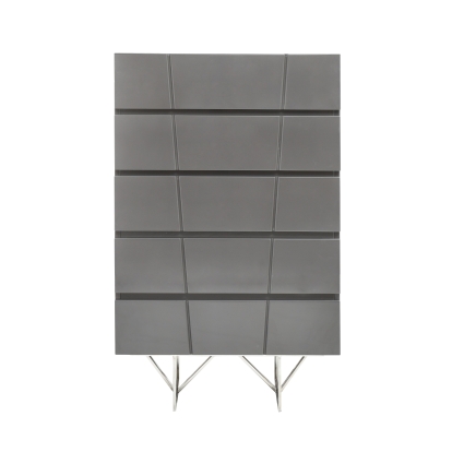 LA Furniture Chrysler Modern Grey Chest VGVCJ8978-5H-GRY Contemporary Style by Vig Furnitrue Number 74226A Catch Home Goods