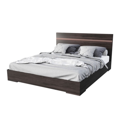 LA Furniture Benzon Italian Modern Dark Rovere Bed VGACBENZON-BED Contemporary Style by Vig Furnitrue Number 74477|74162 Catch Home Goods