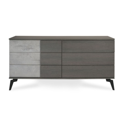 LA Furniture Palermo Italian Modern Faux Concrete & Grey Dresser VGACPALERMO-DRS Contemporary Style by Vig Furnitrue Number 74781 Catch Home Goods
