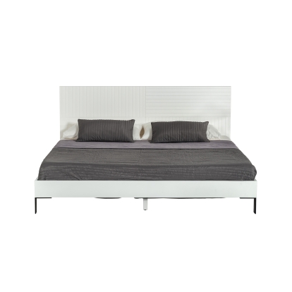 LA Furniture Valencia Contemporary White Bed VGMABR-76-BED Contemporary Style by Vig Furnitrue Number 74875|74770|74771 Catch Home Goods