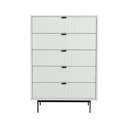 LA Furniture Valencia Contemporary White Chest VGMABR-76-CHEST Contemporary Style by Vig Furnitrue Number 74876 Catch Home Goods
