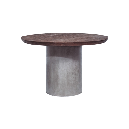 LA Furniture Renzo Modern Round Oak & Concrete Dining Table VGGR649320 Contemporary Style by Vig Furnitrue Number 75296 Catch Home Goods