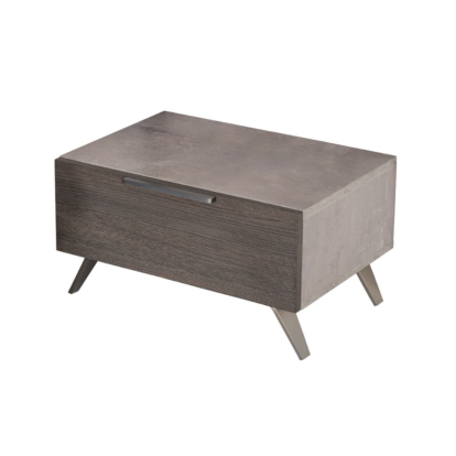 LA Furniture Bronx Italian Modern Faux Concrete & Grey Nightstand VGACBRONX-NS Contemporary Style by Vig Furnitrue Number 75453 Catch Home Goods