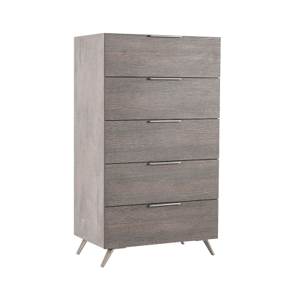 LA Furniture Bronx Italian Modern Faux Concrete & Grey Chest VGACBRONX-CHEST Contemporary Style by Vig Furnitrue Number 75456 Catch Home Goods