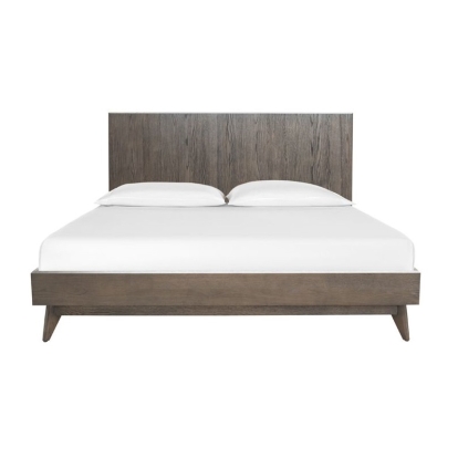 LA Furniture Novak Modern Dark Oak Bed VGLBNANT-BED Contemporary Style by Vig Furnitrue Number 75481|75482 Catch Home Goods