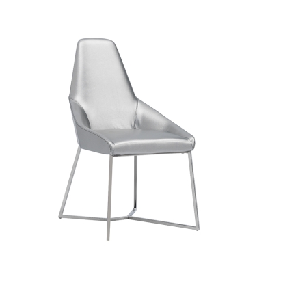 LA Furniture Sarah Modern Pearl Grey Leatherette Dining Chair (Set of 2) VGZAY917-PRL Contemporary Style by Vig Furnitrue Number 75935Z Catch Home Goods