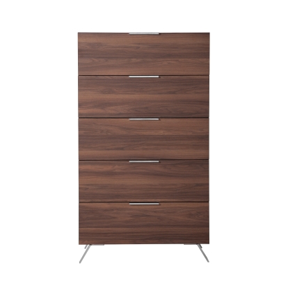 LA Furniture Brooklyn Italian Modern Walnut Chest VGACBROOKLYN-CHEST Contemporary Style by Vig Furnitrue Number 76002 Catch Home Goods