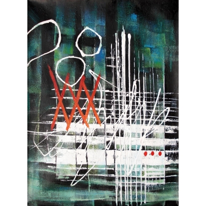 LA Furniture ADC3510 Abstract Oil Painting VGSHD-ADC3510 Contemporary Style by Vig Furnitrue Number 76080 Catch Home Goods