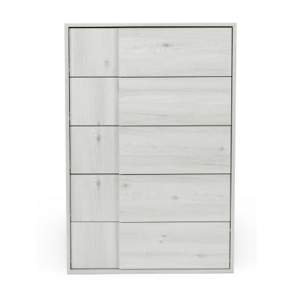 LA Furniture Asus Italian Modern White Washed Oak Chest VGACASUS-CHEST-ASH Contemporary Style by Vig Furnitrue Number 76185B Catch Home Goods