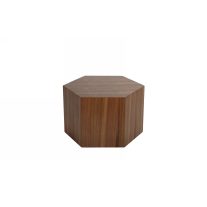 LA Furniture Newmont Modern Small Walnut End Table VGBB-MND-CT23-WAL Contemporary Style by Vig Furnitrue Number 76257 Catch Home Goods